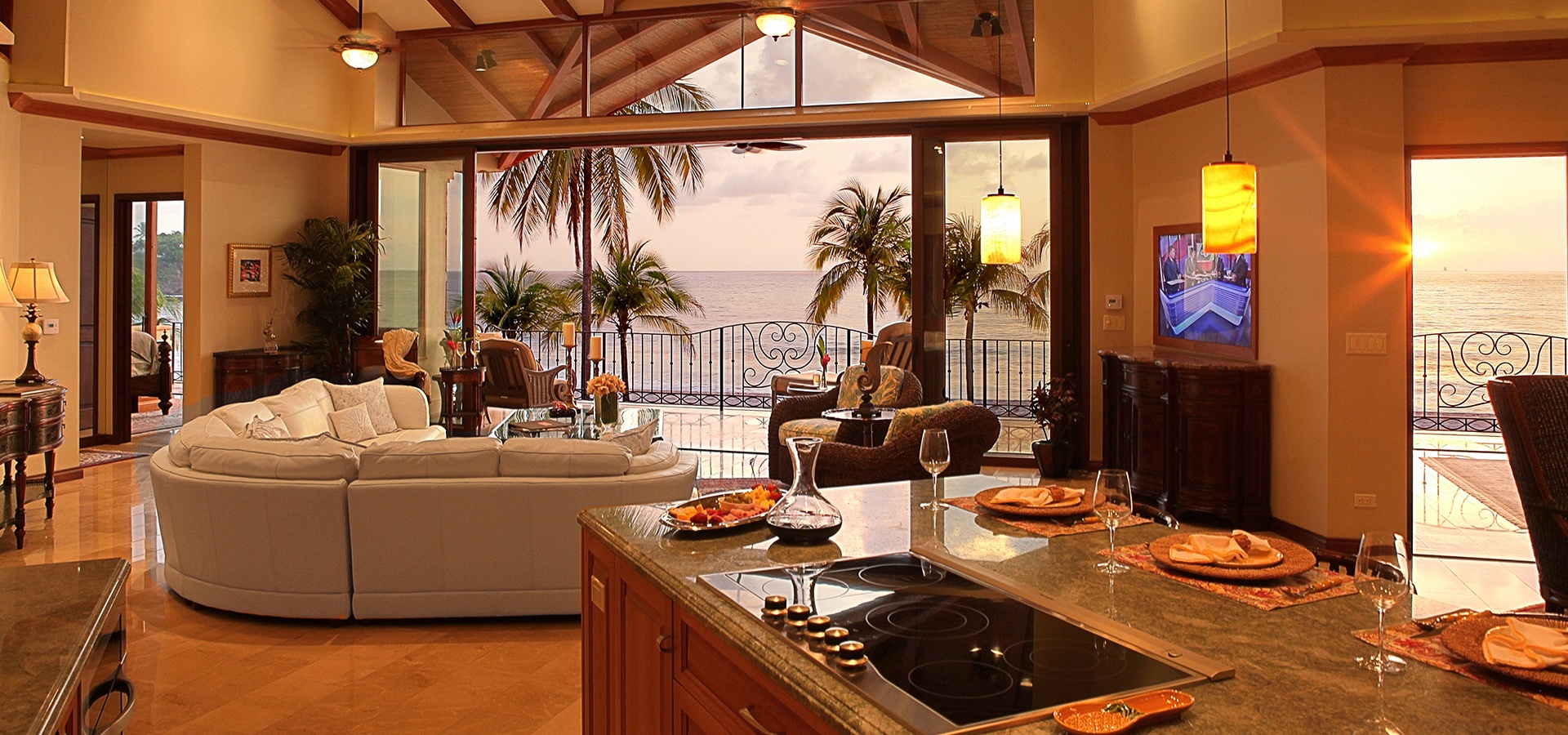 Palms Villas Costa Rica with three sumptuously furnished bedrooms, 3 Bedroom Villa